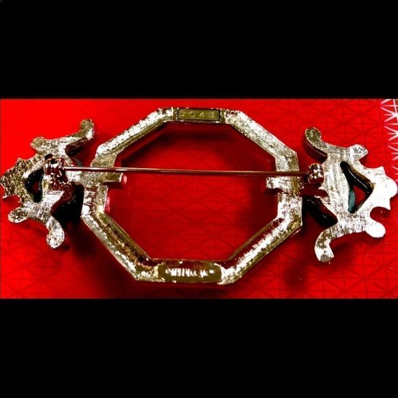 Vintage Art Deco Signed Brooch circa 1989 - Picture 7 of 9